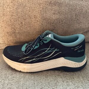 Dansko Women's Navy and Teal Green Athletic Shoes